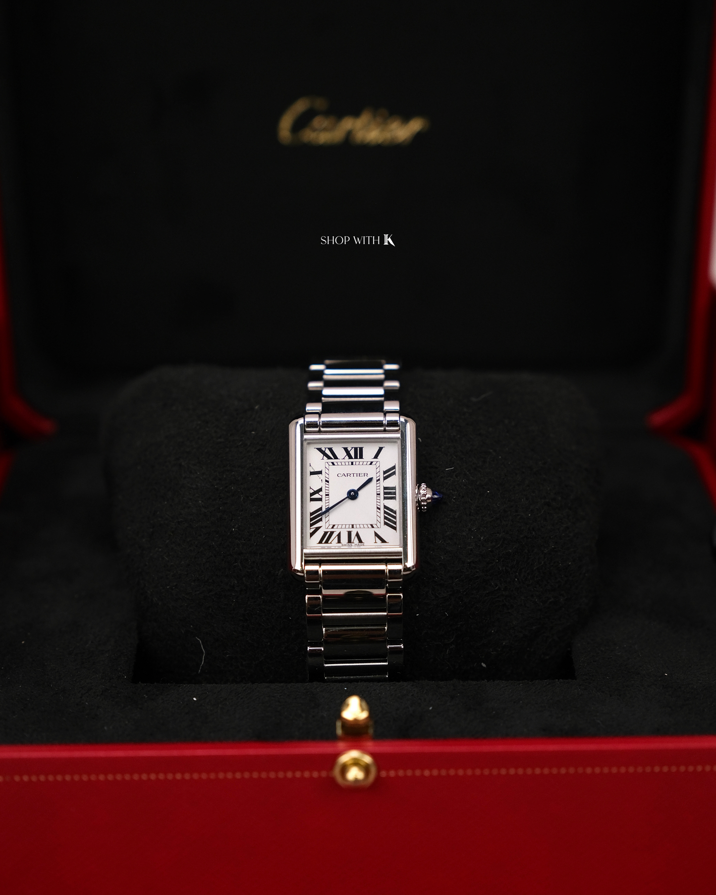 Cartier Tank Must Small Steel