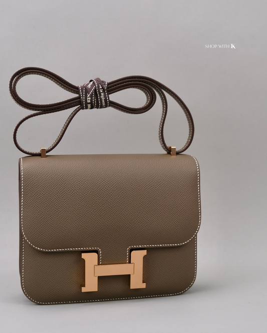 Hermes Constance 18 Etoupe RGHW