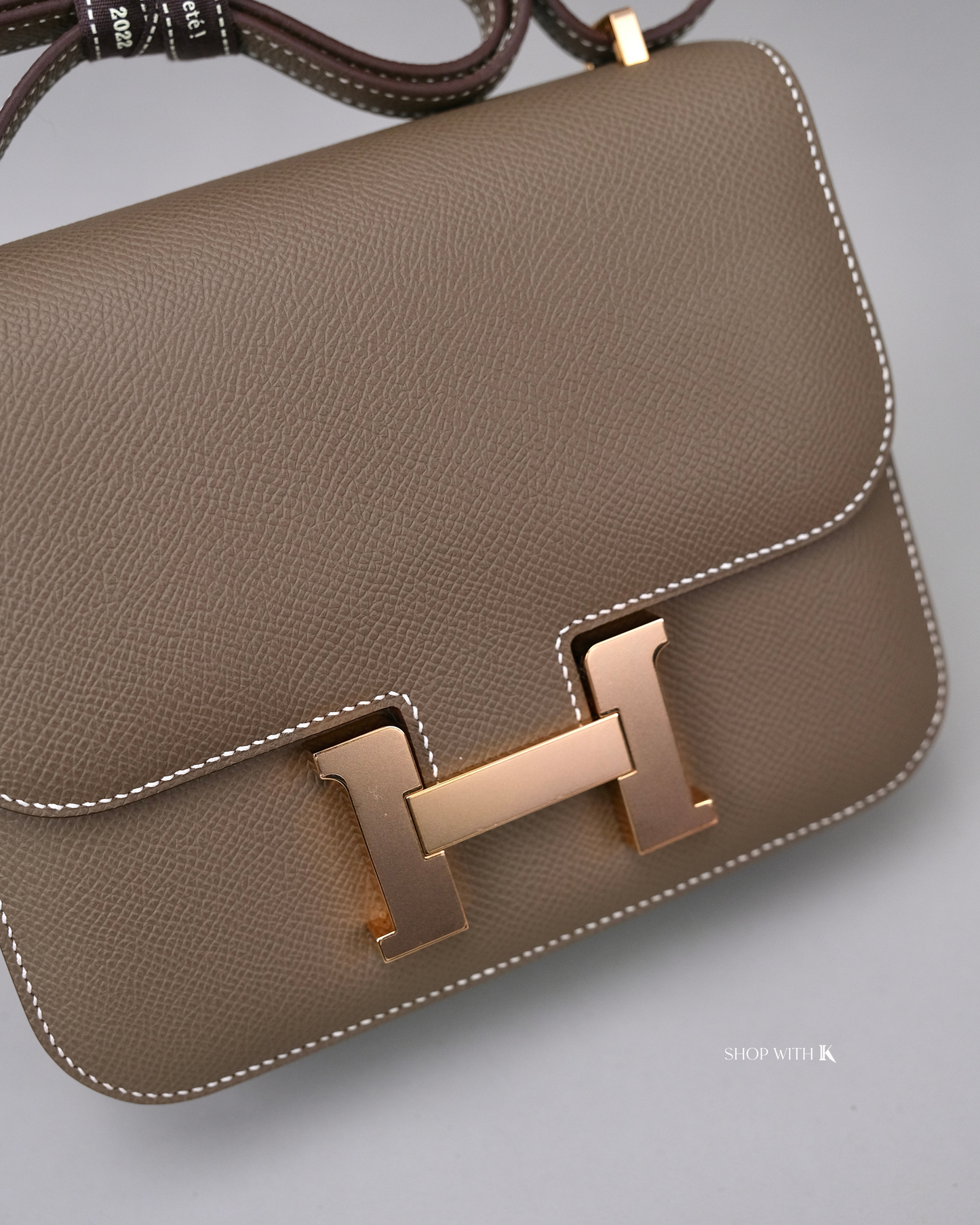 Hermes Constance 18 Etoupe RGHW