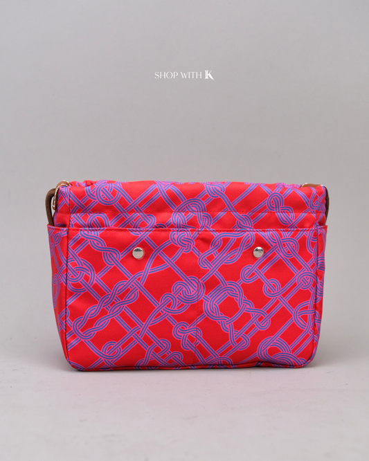 Hermes Fourbi 25 Rouge de Coeur Noeud Marin