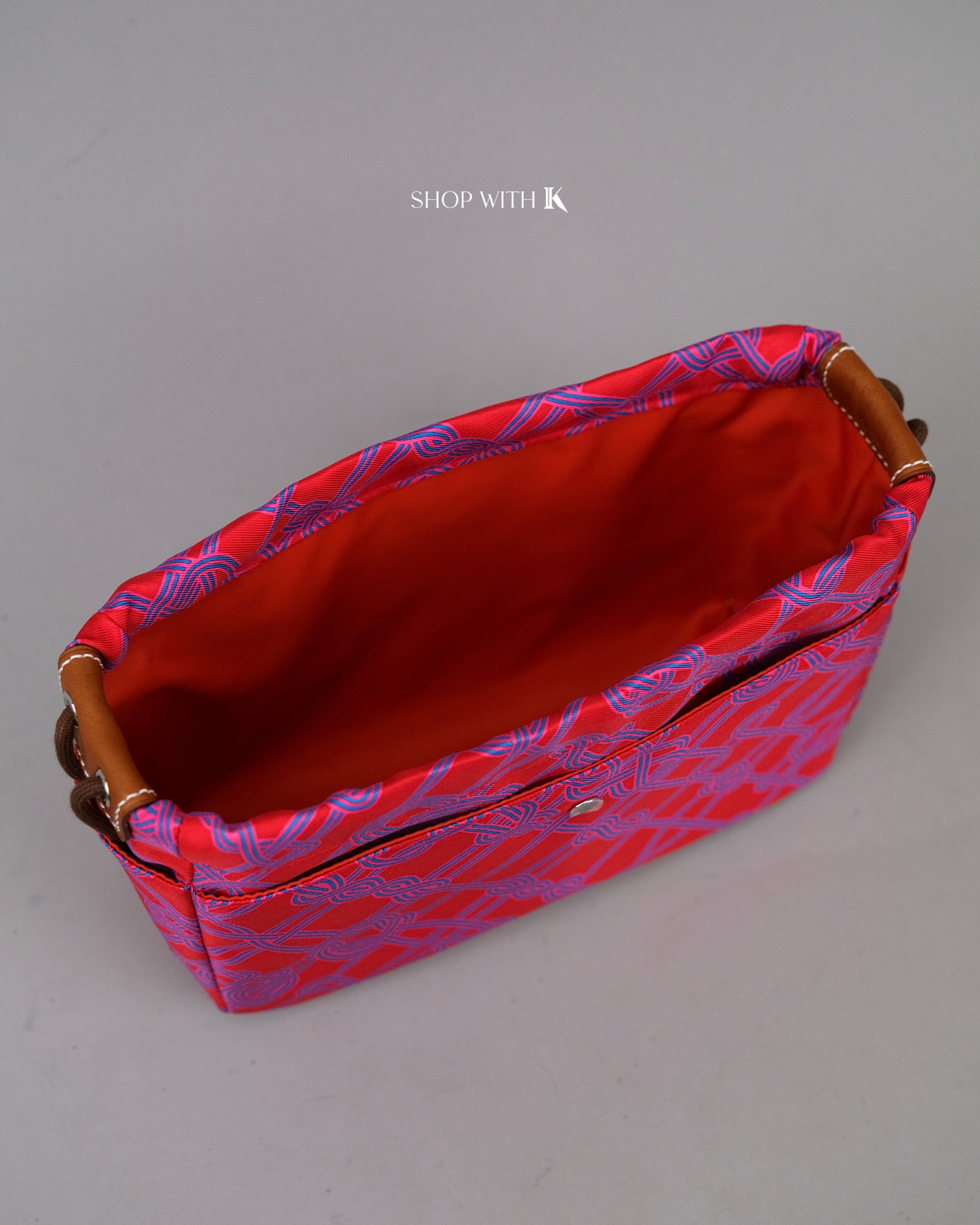 Hermes Fourbi 25 Rouge de Coeur Noeud Marin