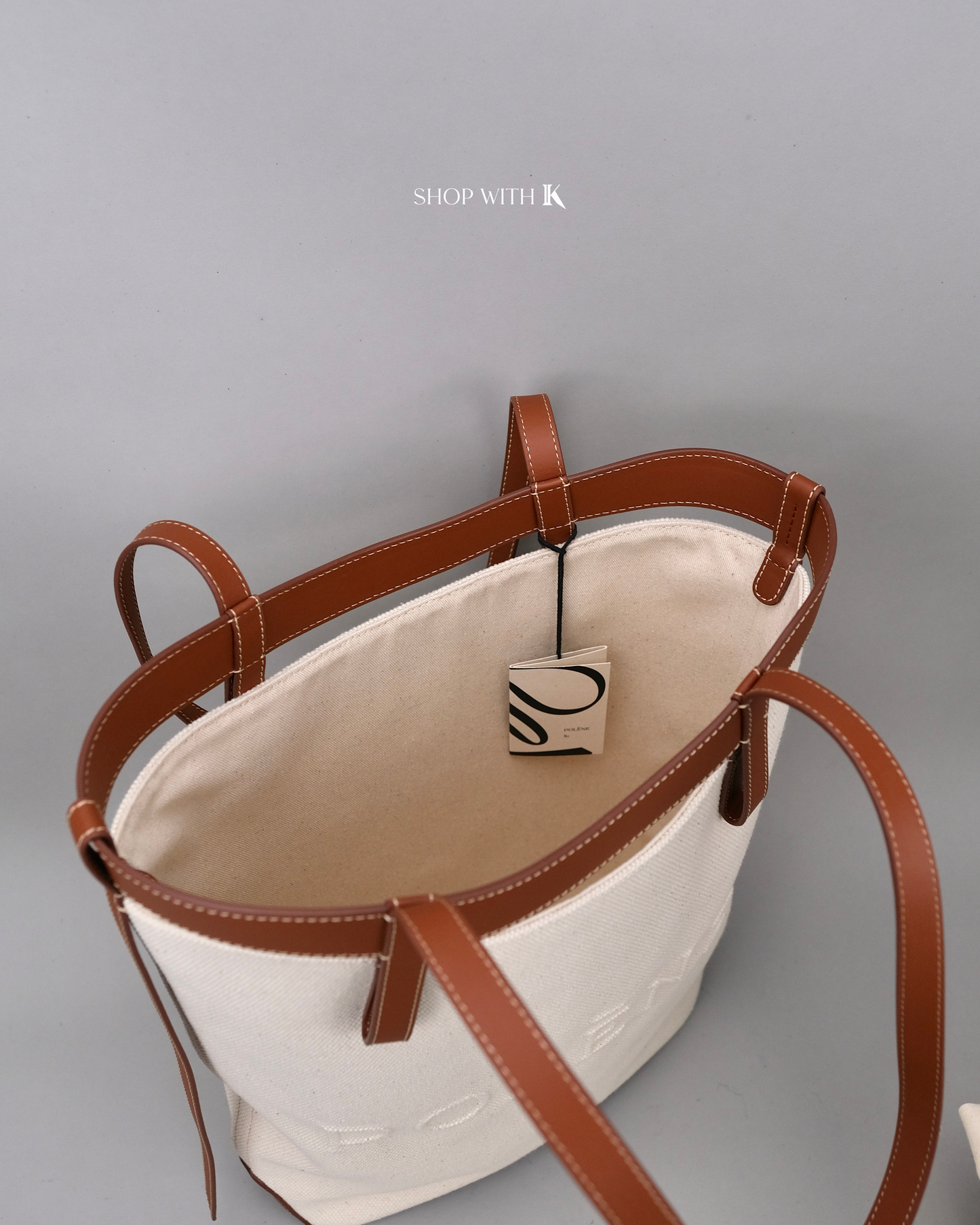 Polene Ilo Tote Cognac