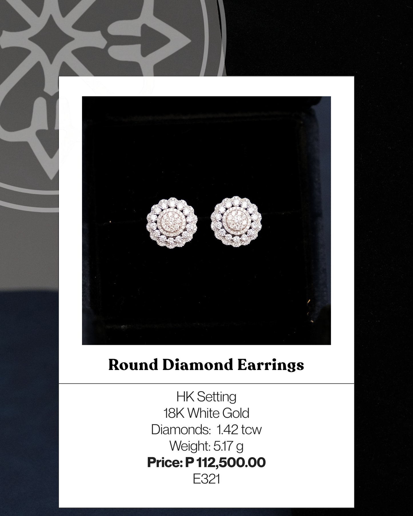 Round Diamond Earrings