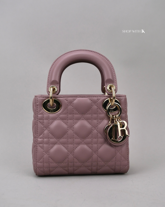 Dior Mini Lady Peony Pink