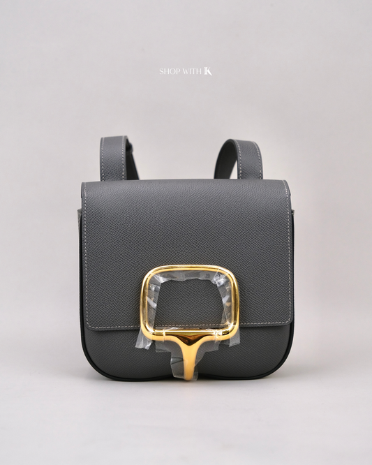 Hermes Della Cavalleria Mini Graphite GHW