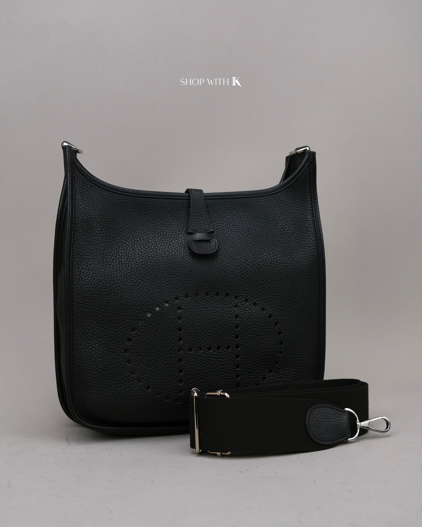 Hermes Evelyne 29 Noir PHW