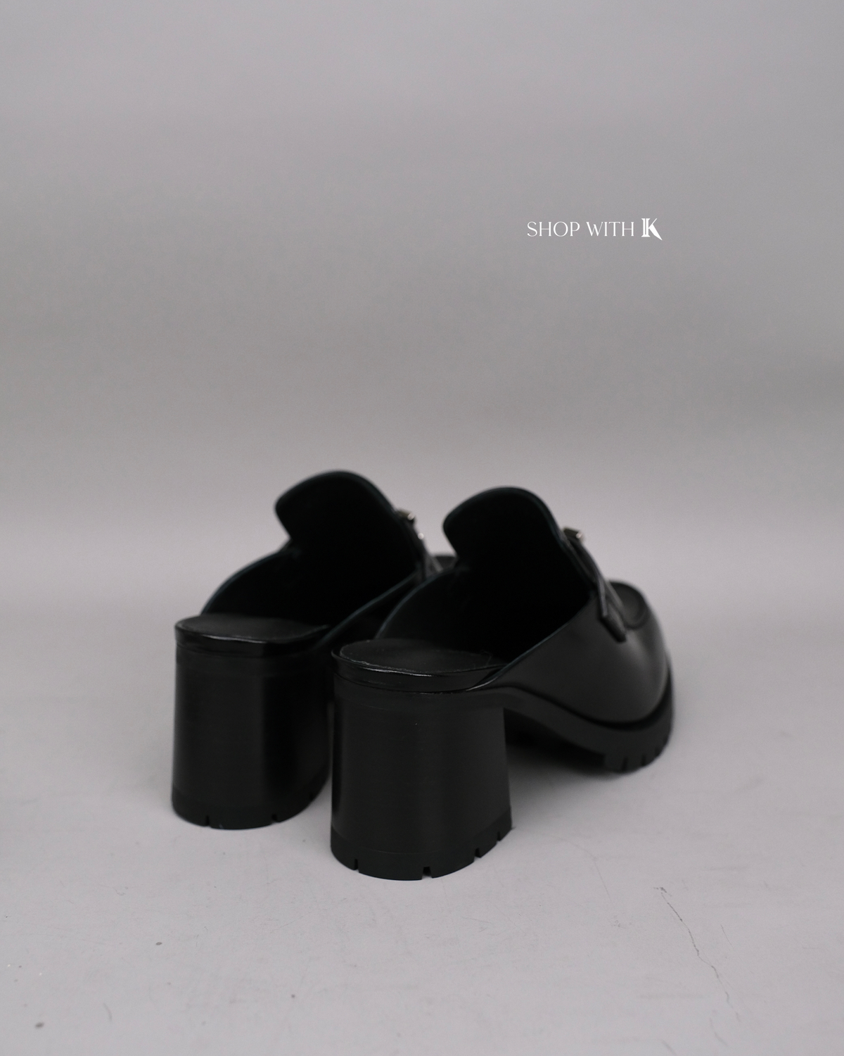 Hermes Flore 60 Mules Black