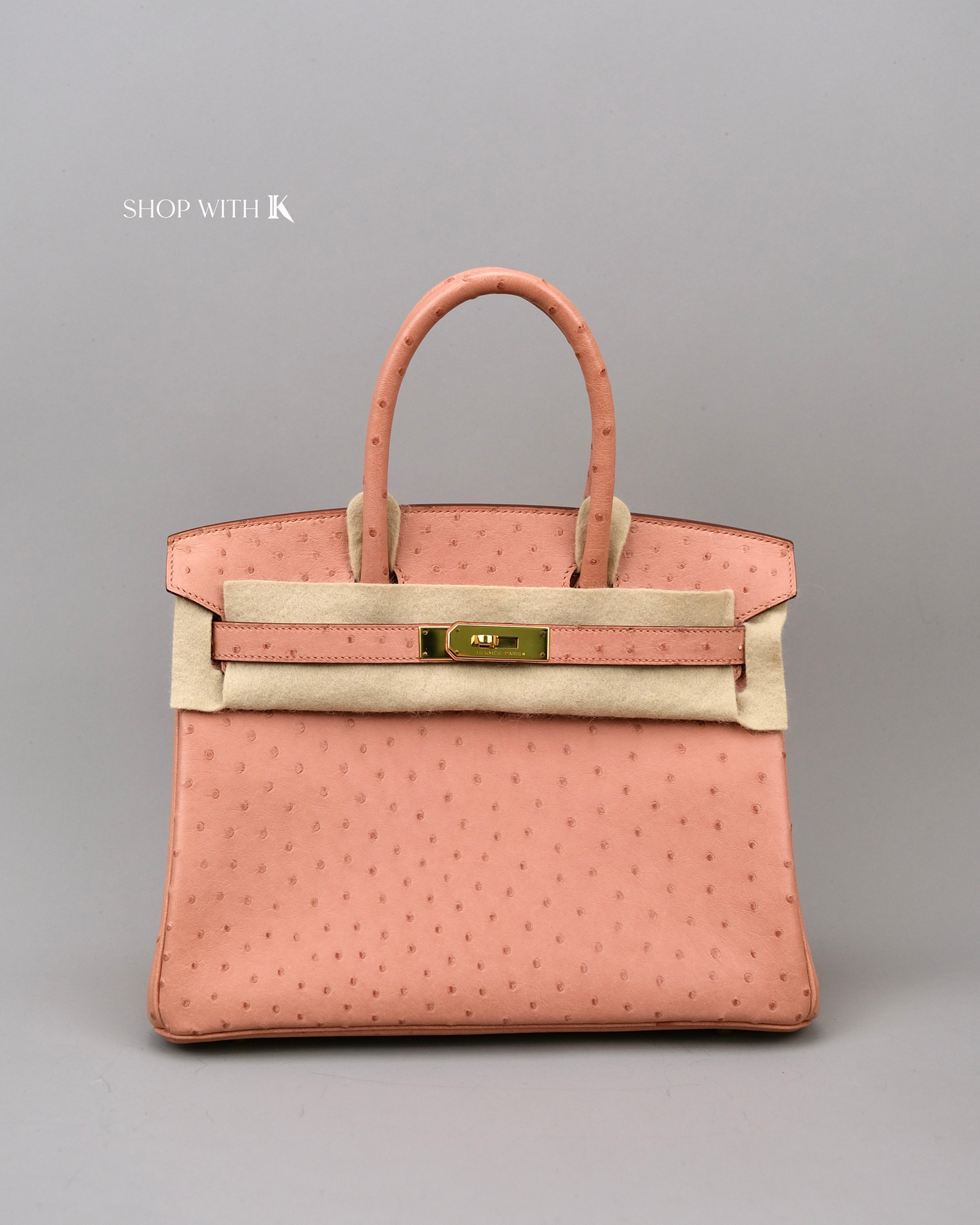 Hermes Birkin 30 Ostrich Terre Cuite GHW