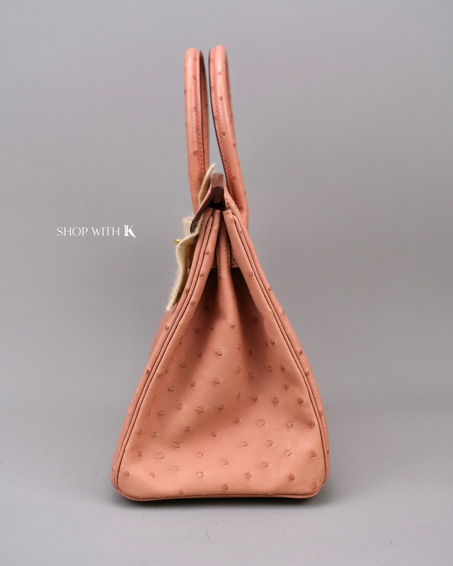 Hermes Birkin 30 Ostrich Terre Cuite GHW