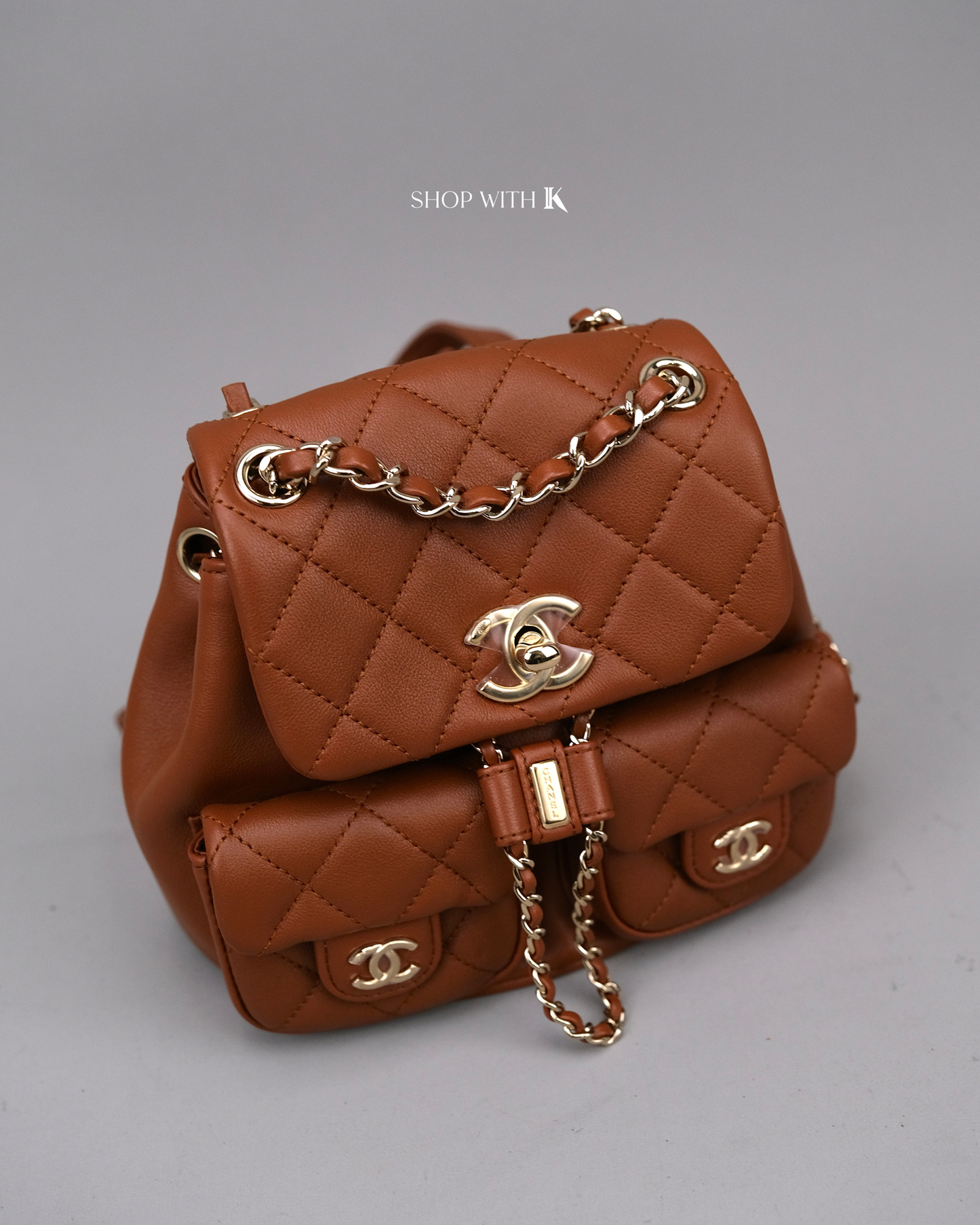 Chanel Duma Backpack Mini Caramel CGHW