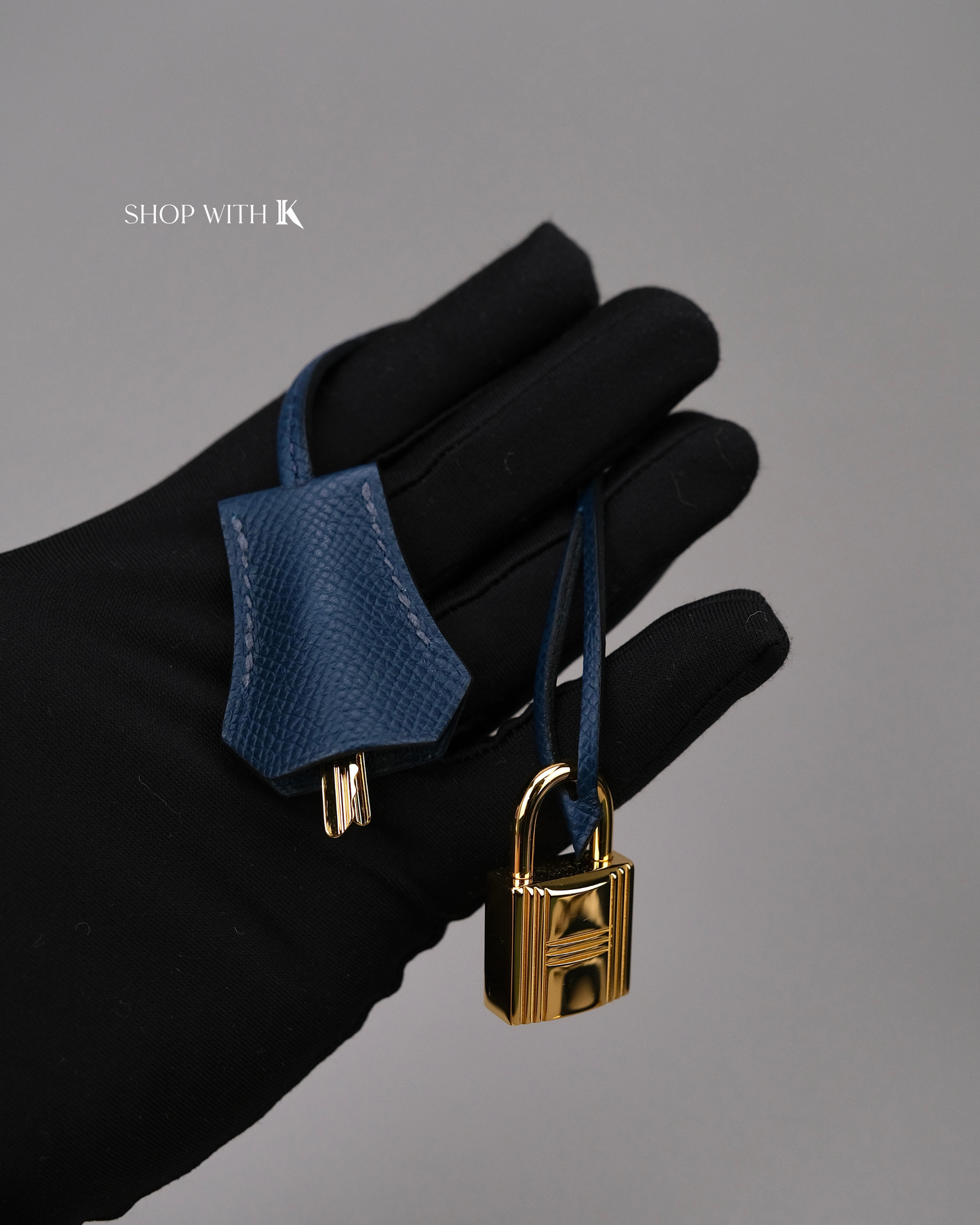 Hermes Kelly 25 Bleu de Prusse GHW