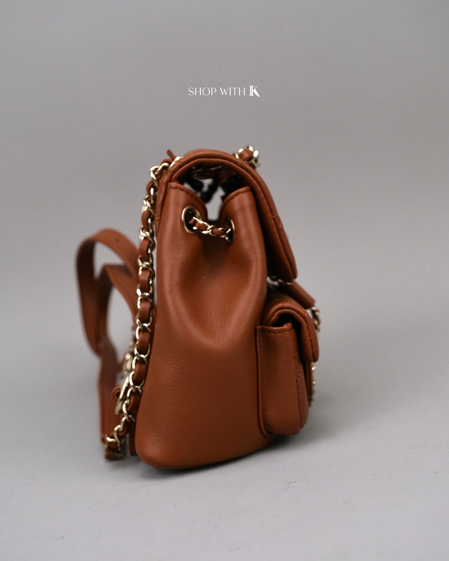 Chanel Duma Backpack Mini Caramel CGHW