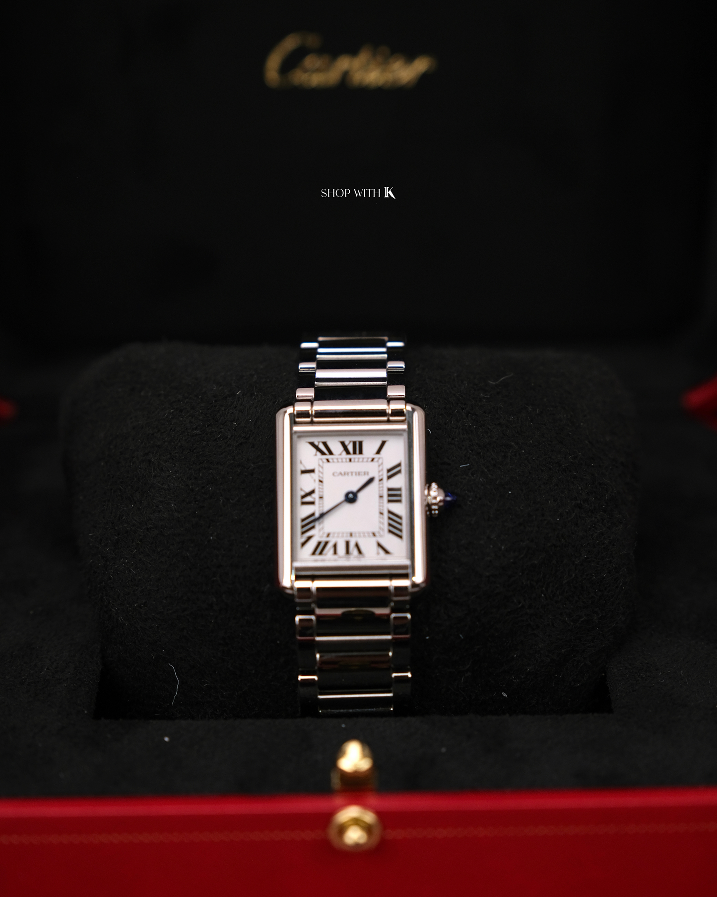 Cartier Tank Must Small Steel
