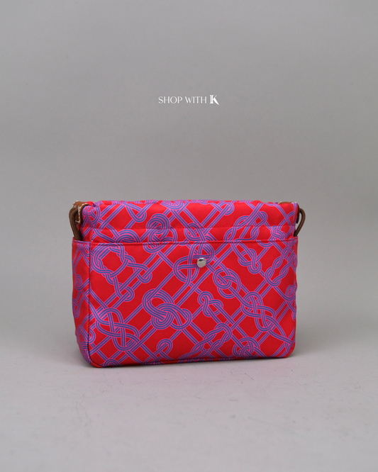 Hermes Fourbi 20 Rouge de Coeur Noeud Marin