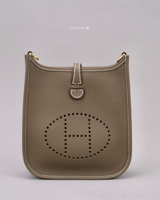 Hermes Evelyne TPM Etoupe GHW