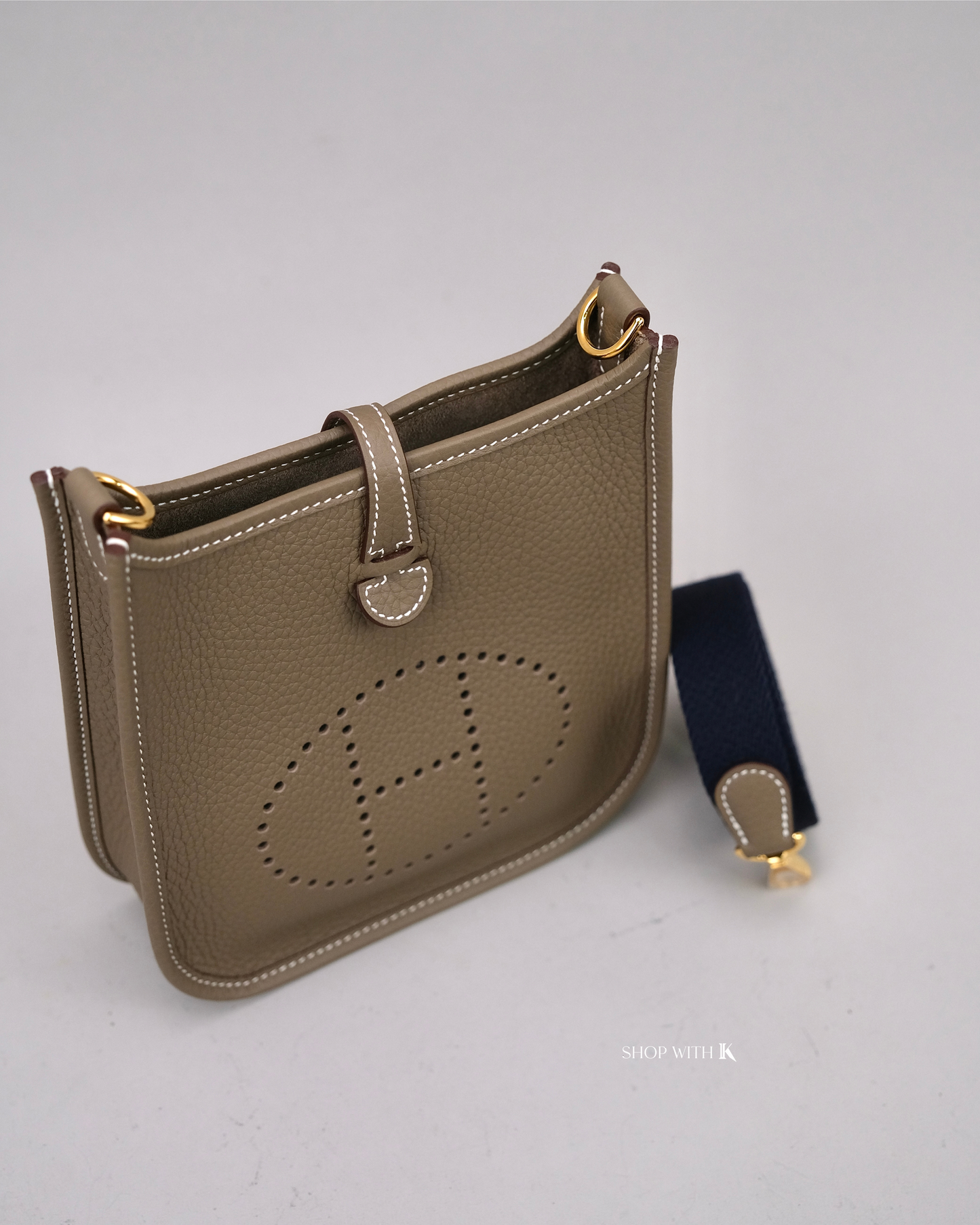 Hermes Evelyne TPM Etoupe GHW