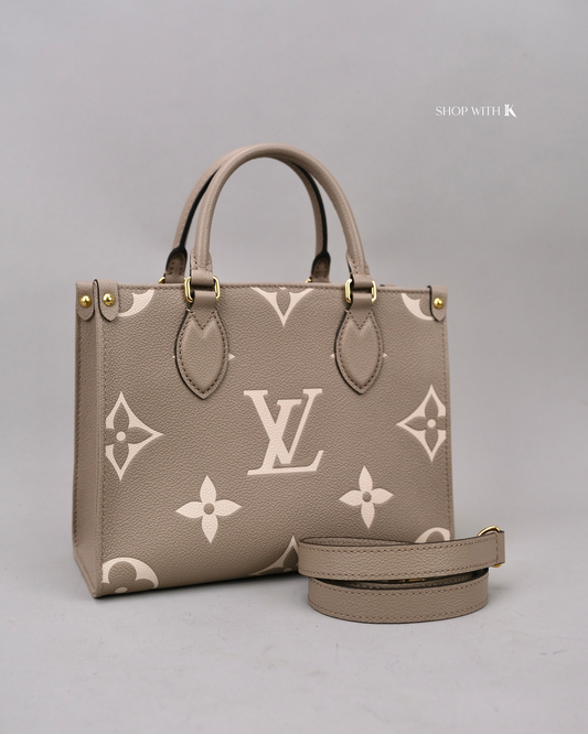 Louis Vuitton On-the-Go PM Turtledove