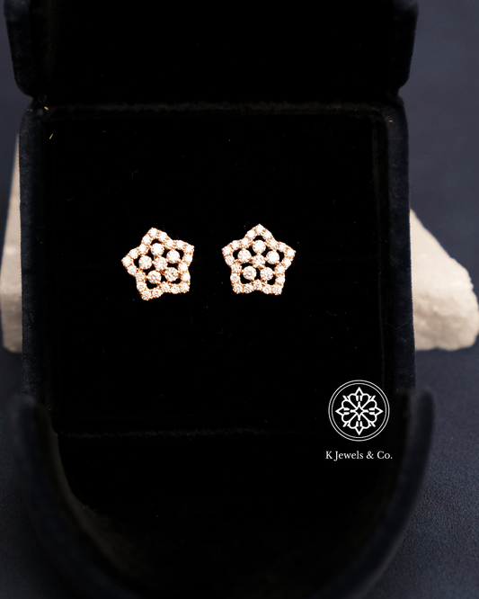 Flower Diamond Earrings
