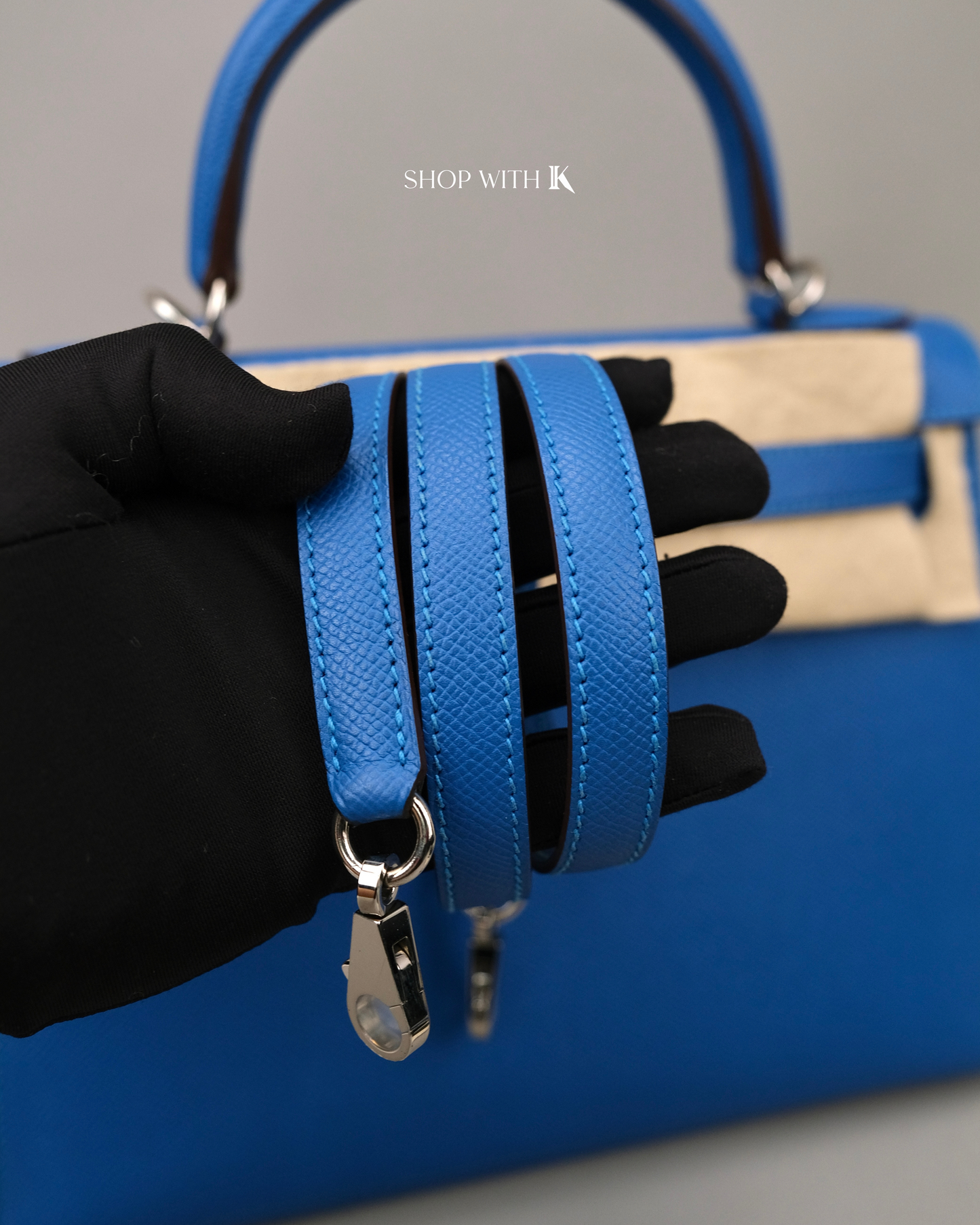 Hermes Kelly 28 Mykonos PHW