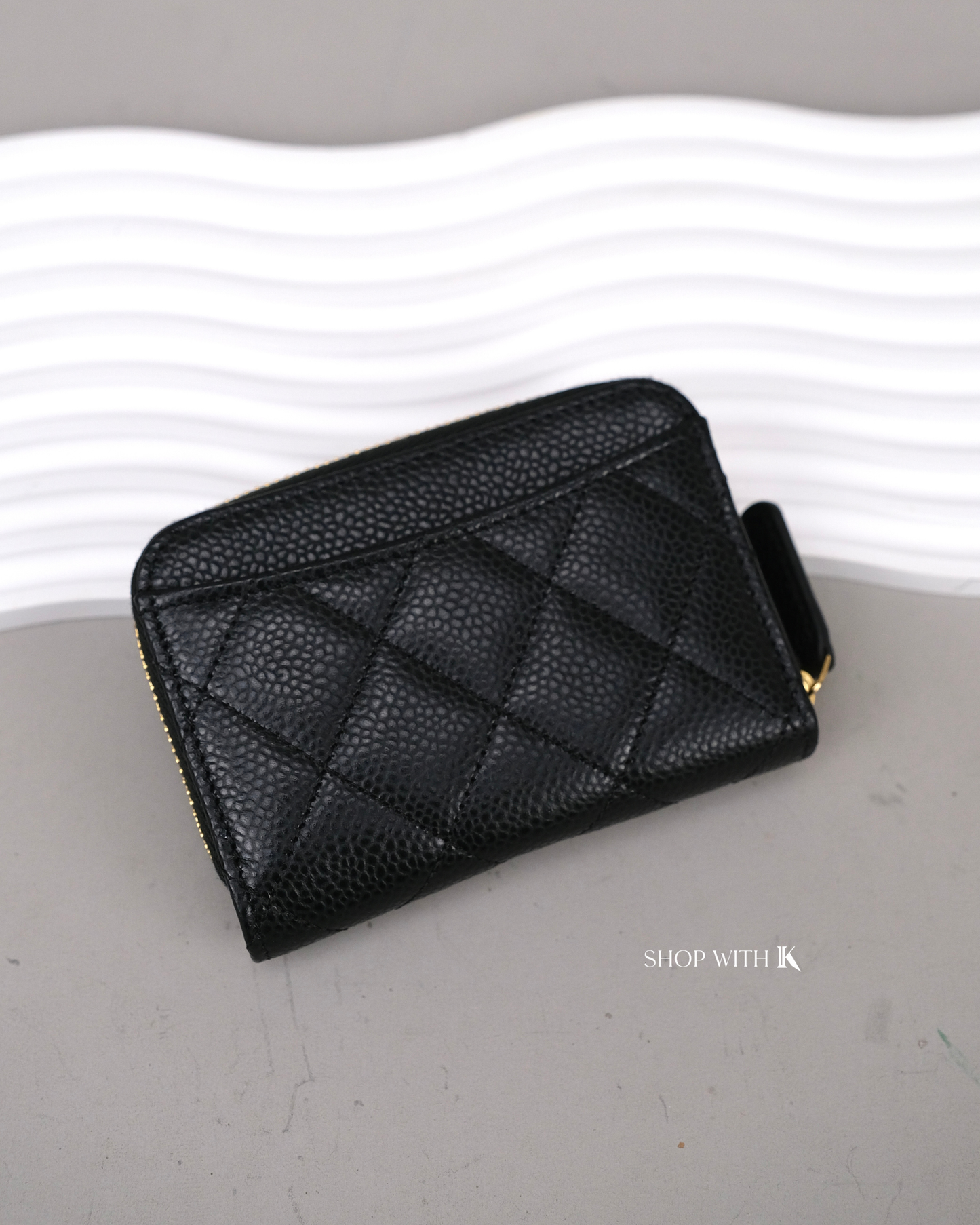 Chanel Classic Zip Coin Purse Black