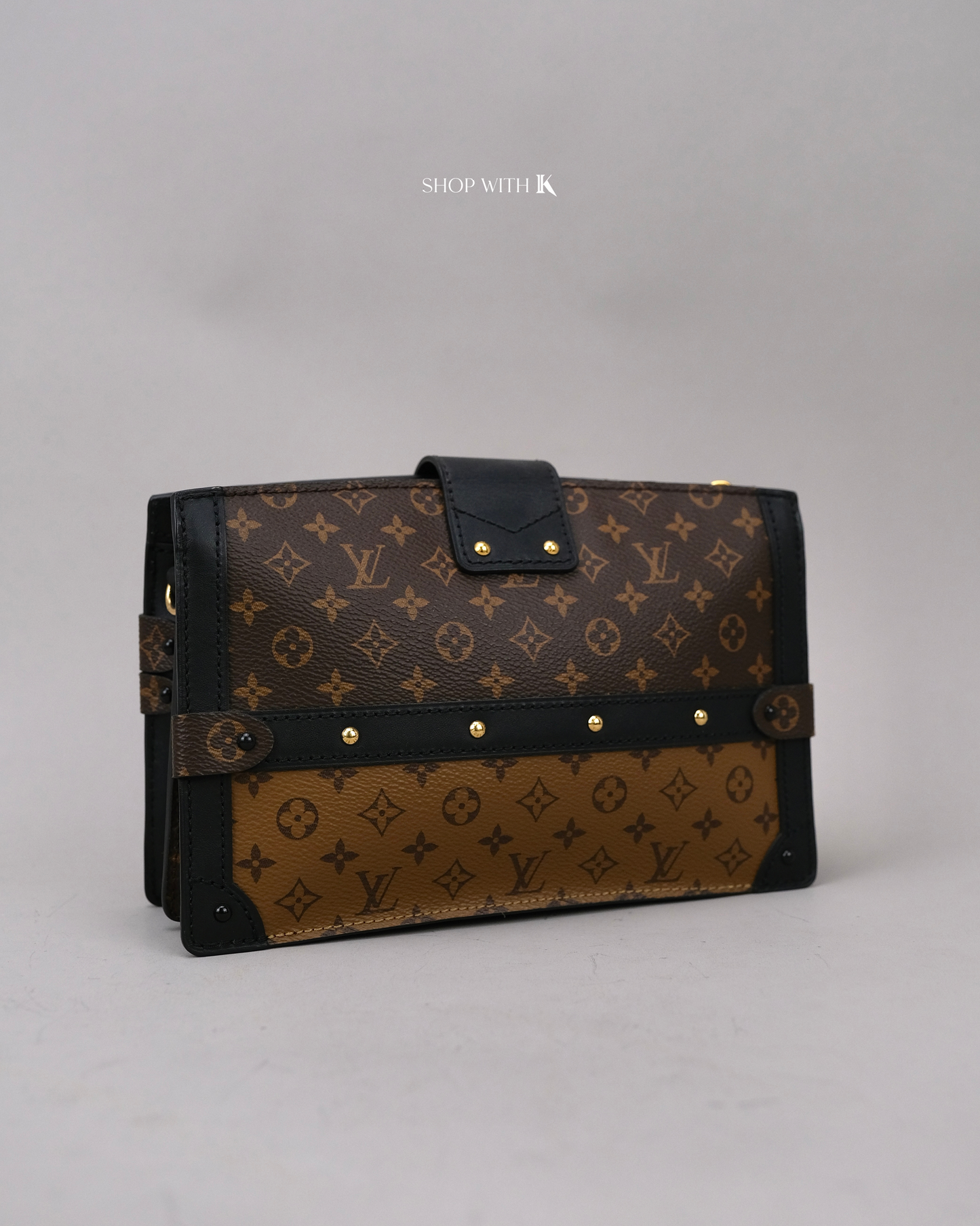 Louis Vuitton Clutch Trunk Monogram Reverse