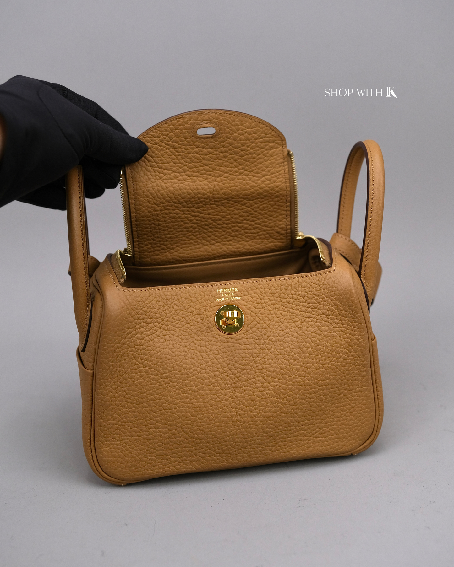 Hermes Mini Lindy Biscuit GHW