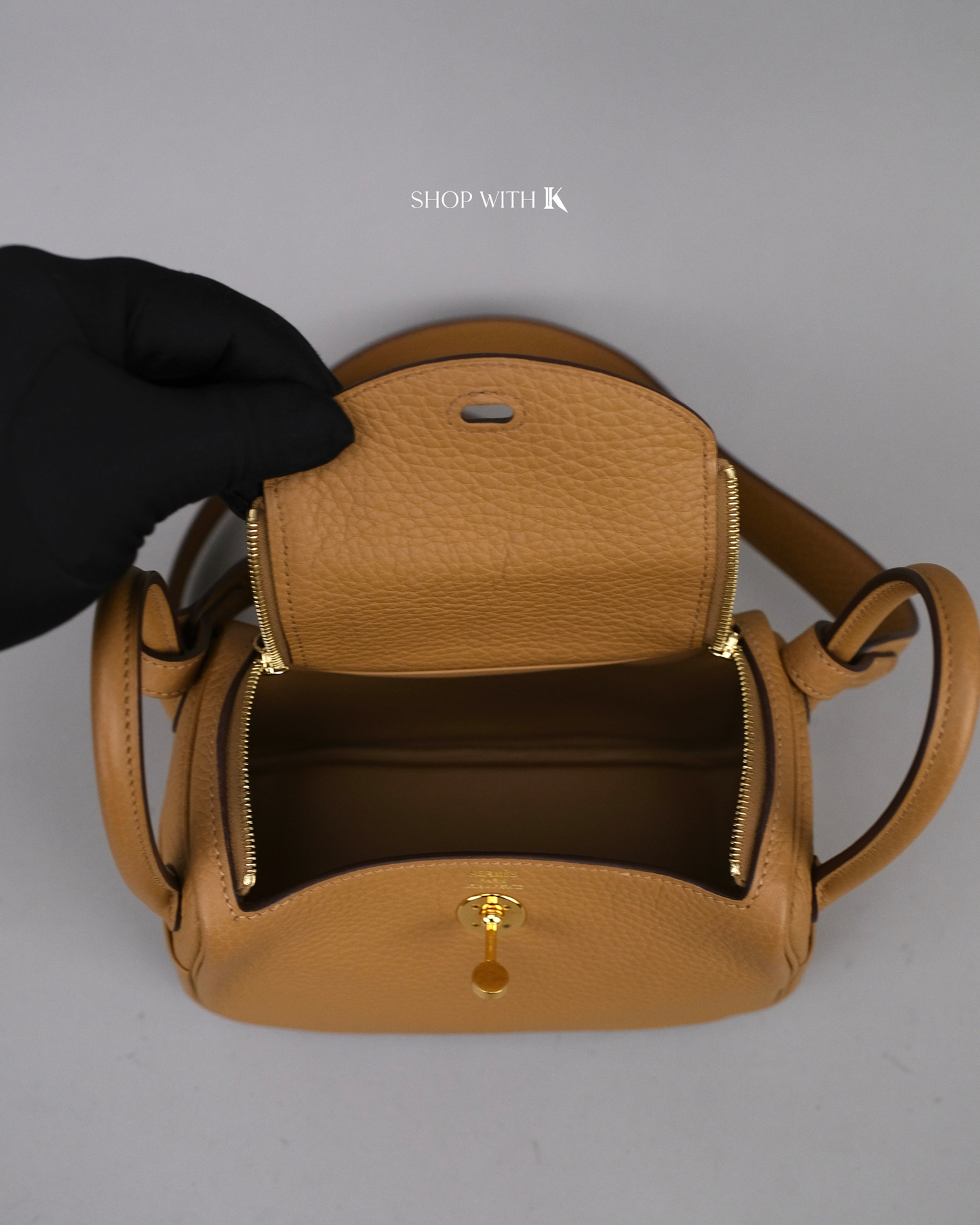 Hermes Mini Lindy Biscuit GHW