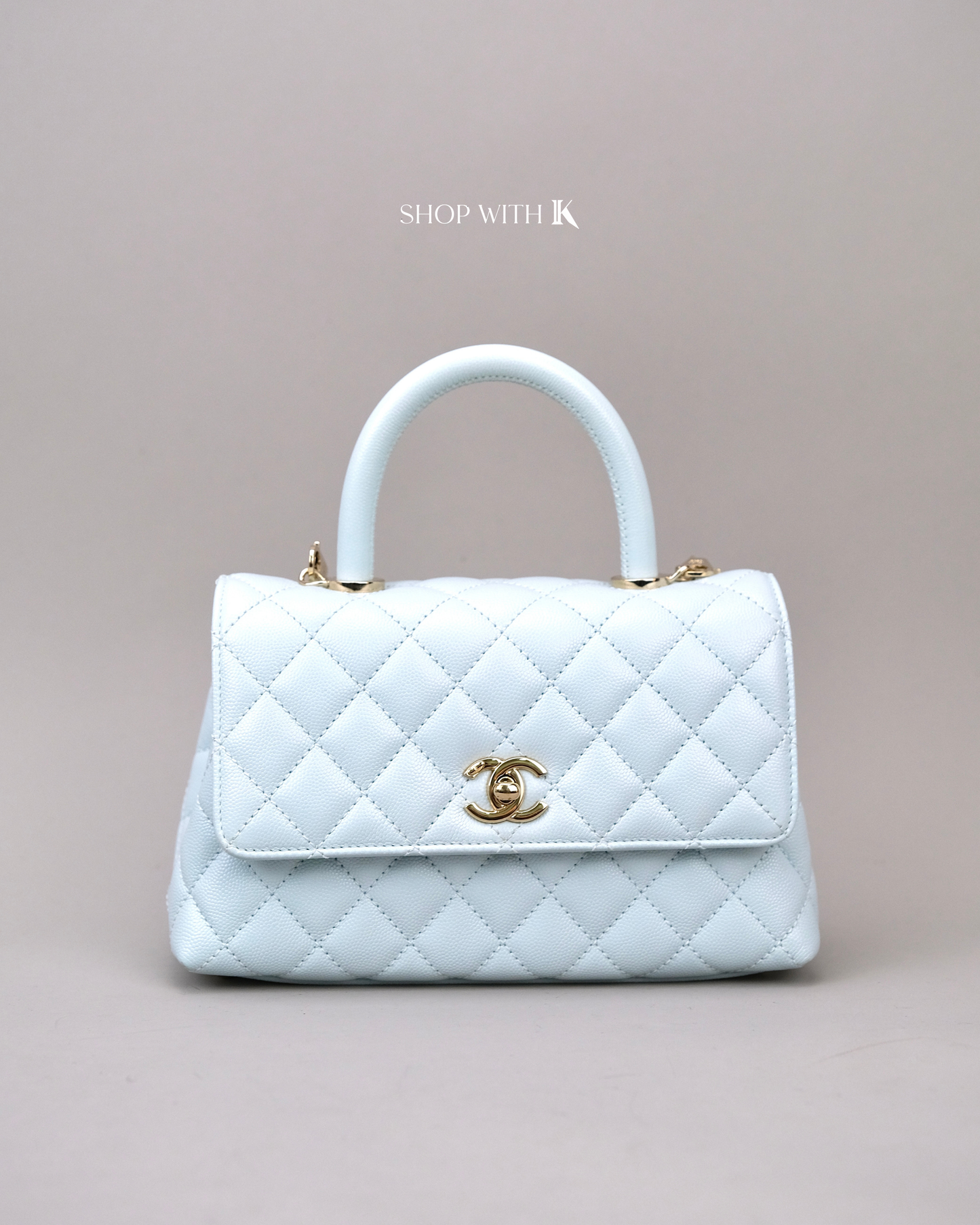 Chanel Small Coco Light Blue CGHW