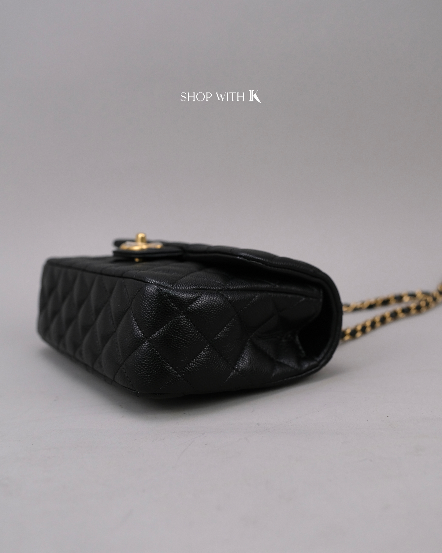 Chanel Small Top Handle Flap Black GHW