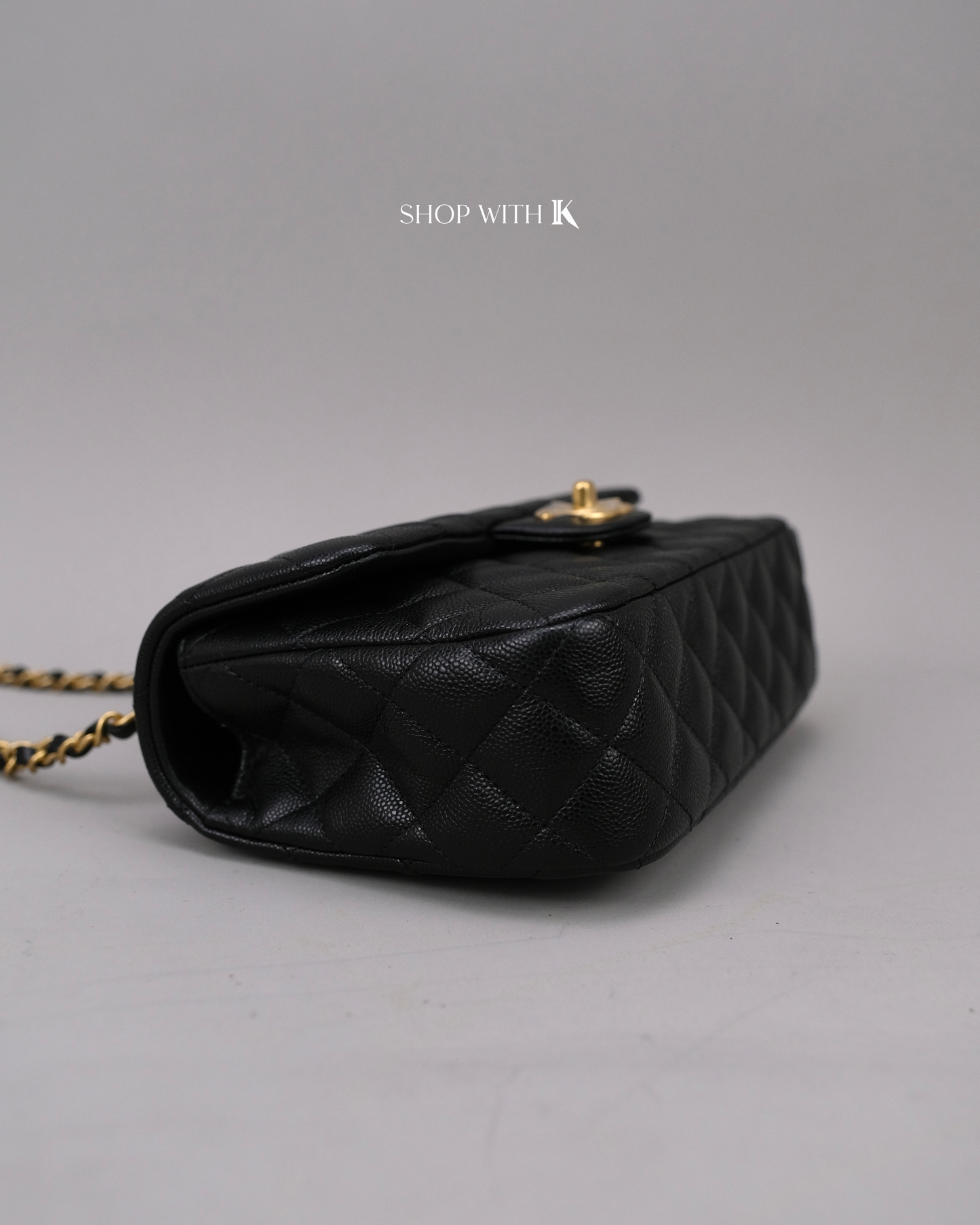 Chanel Small Top Handle Flap Black GHW
