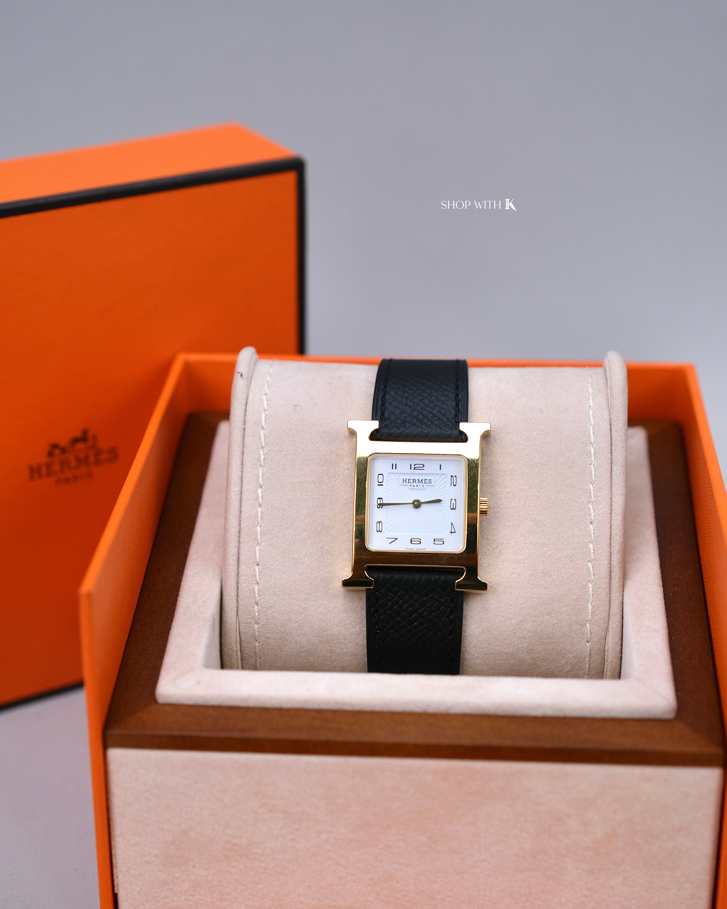 Hermes Heure H Watch Black