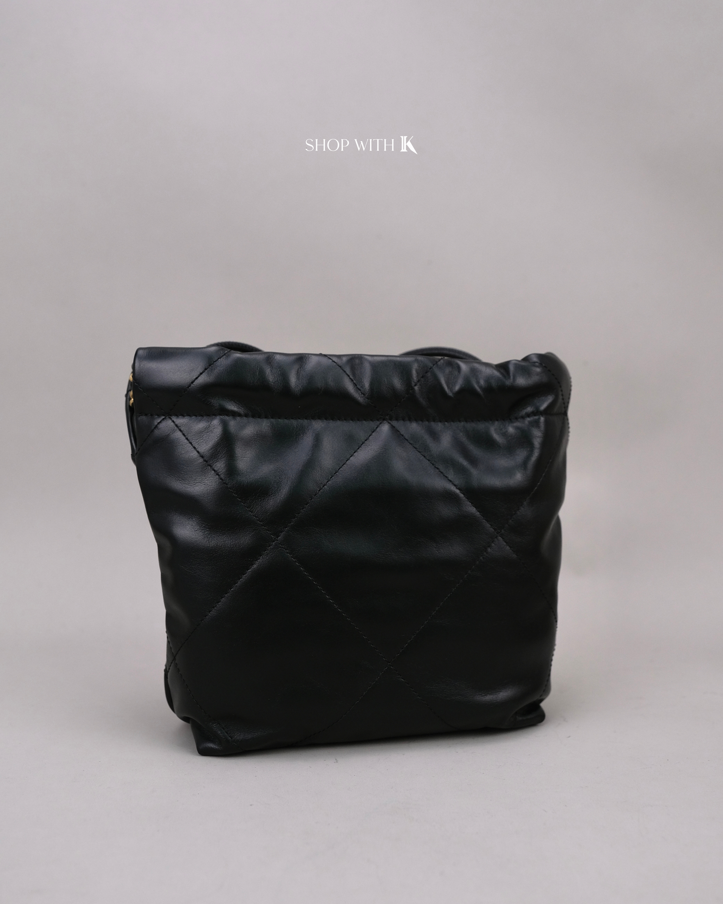 Chanel Mini 22 Lambskin Black GHW