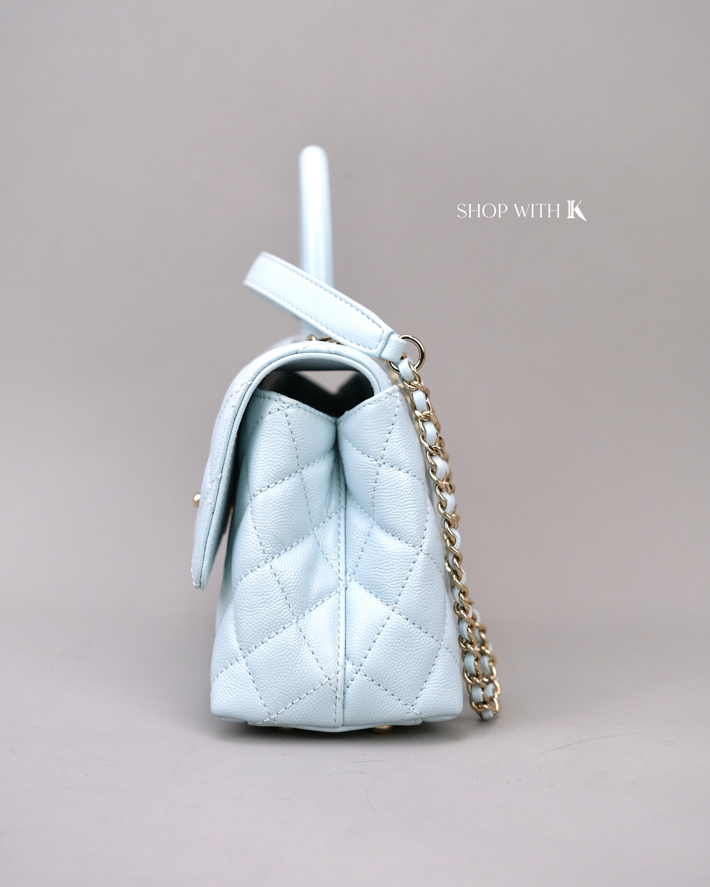 Chanel Small Coco Light Blue CGHW
