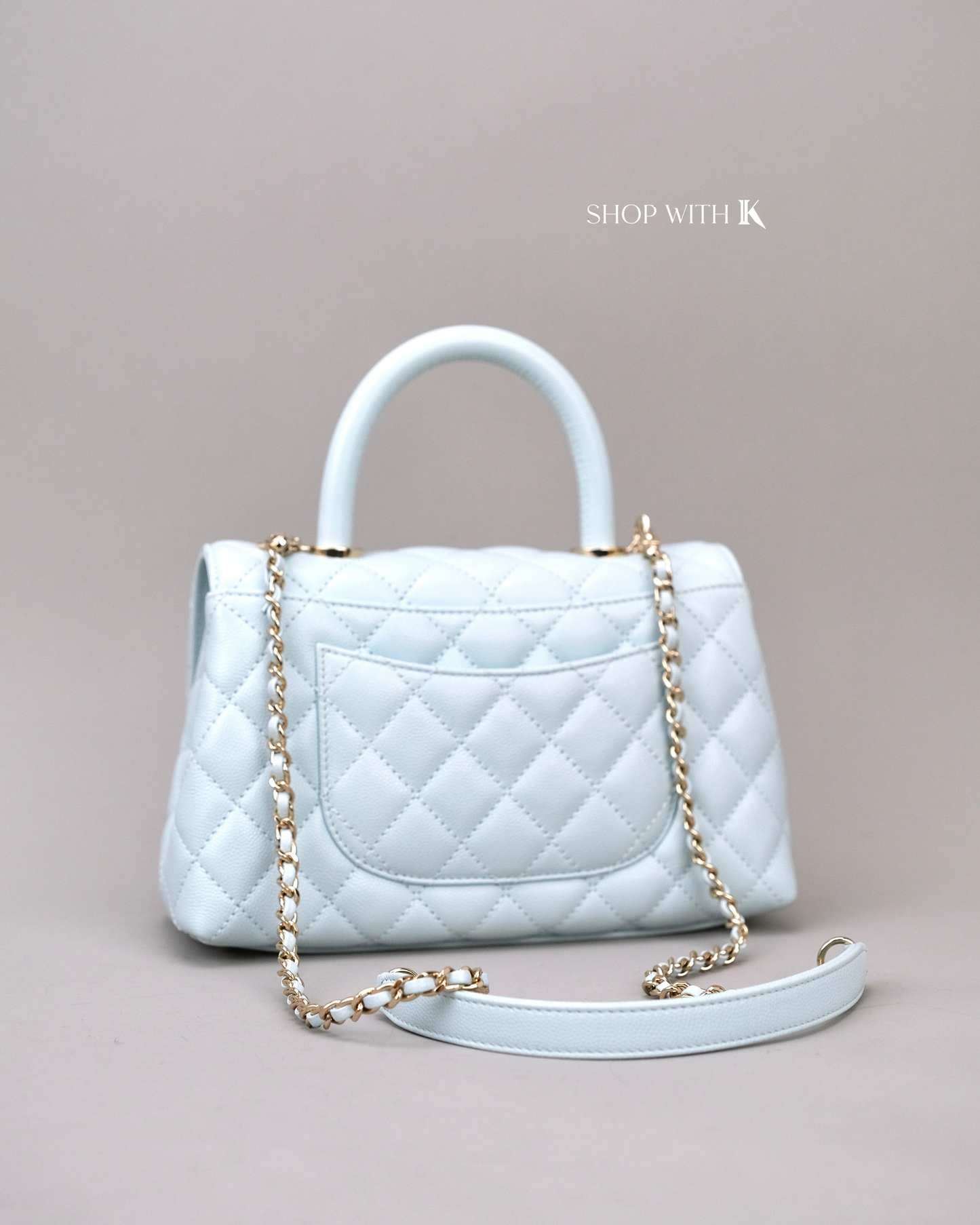 Chanel Small Coco Light Blue CGHW
