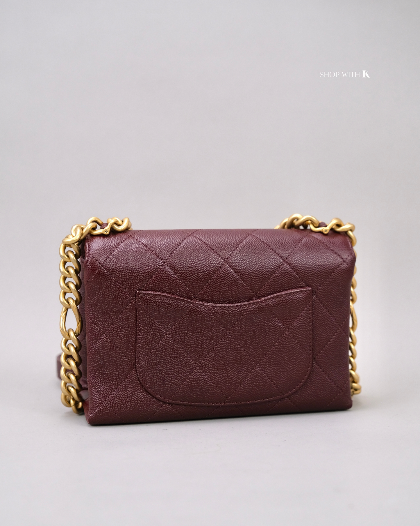 Chanel 21B Seasonal Flap Burgundy GHW