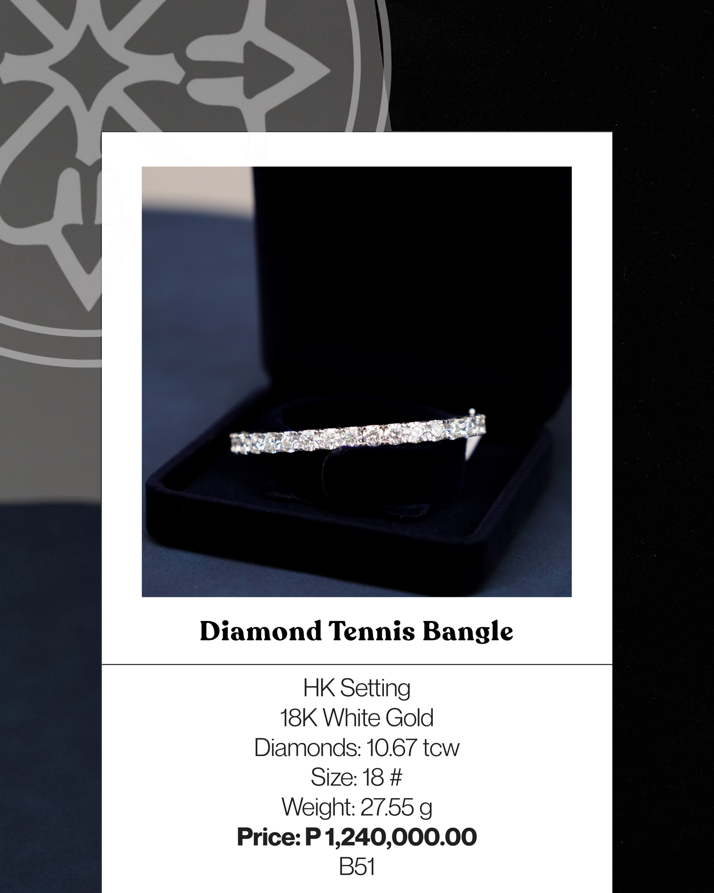 Diamond Tennis Bangle
