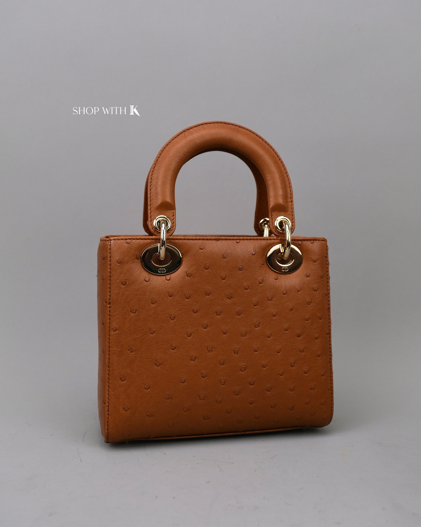 Dior Lady Small Ostrich GHW