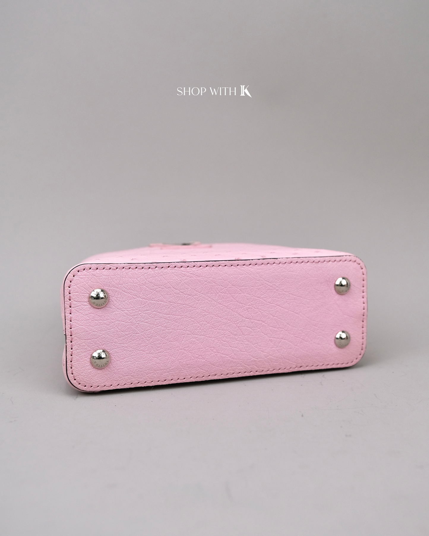 Louis Vuitton Mini Capucine Ostrich Pink