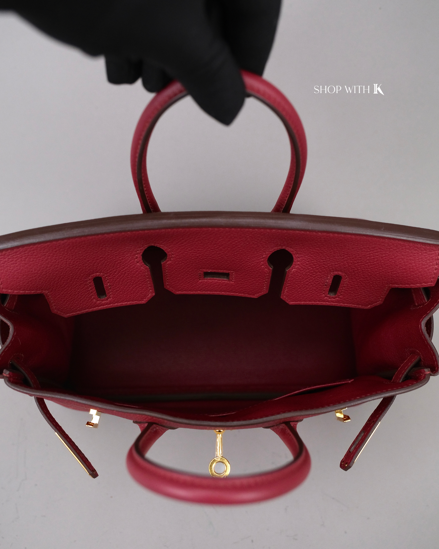 Hermes Birkin 25 Rubis GHW