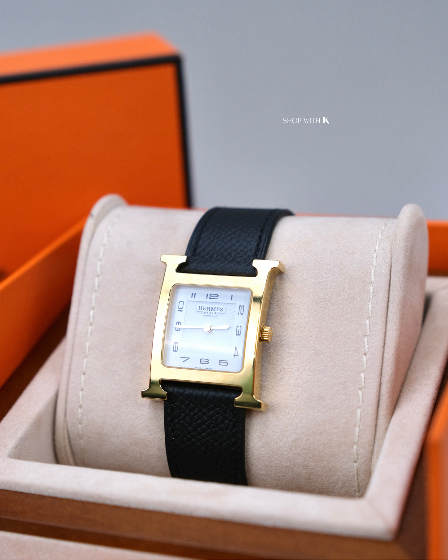 Hermes Heure H Watch Black