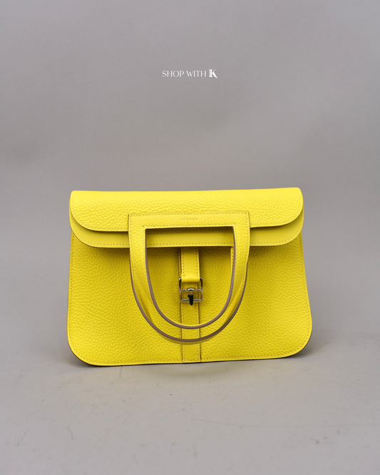 Hermes Halzan 25 Lime PHW