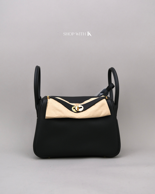 Hermes Lindy 26 Noir GHW