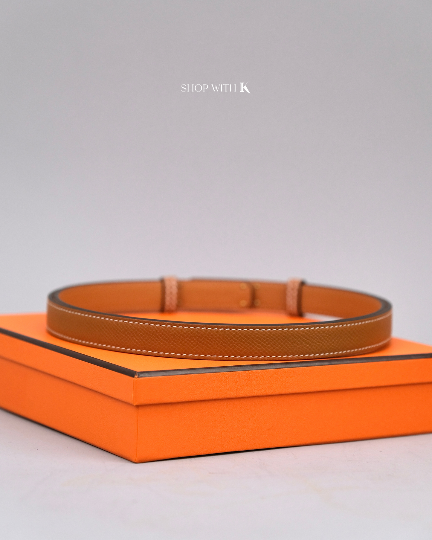 Hermes Kelly Belt Gold GHW