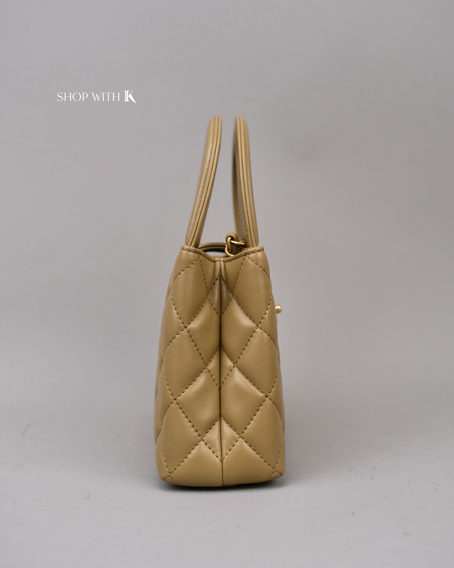 Chanel Mini Kelly Dark Beige GHW