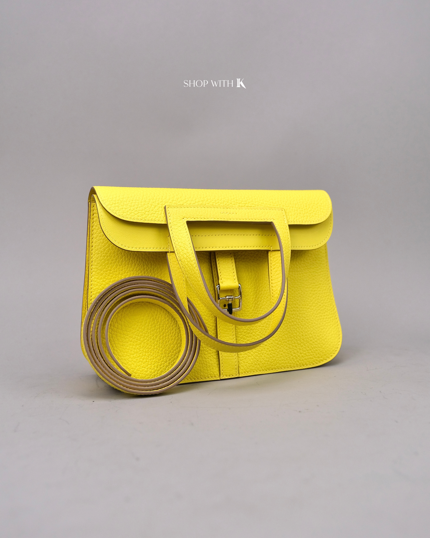 Hermes Halzan 25 Lime PHW