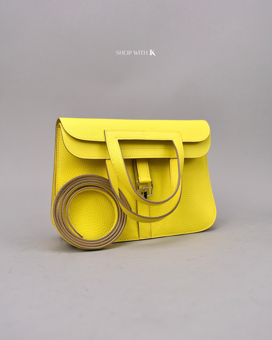 Hermes Halzan 25 Lime PHW