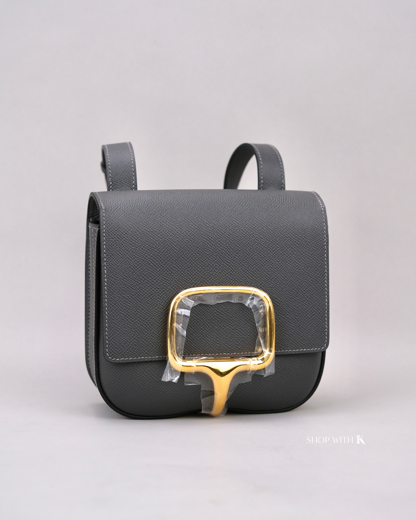 Hermes Della Cavalleria Mini Graphite GHW