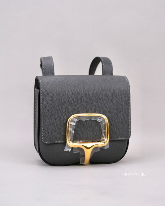 Hermes Della Cavalleria Mini Graphite GHW