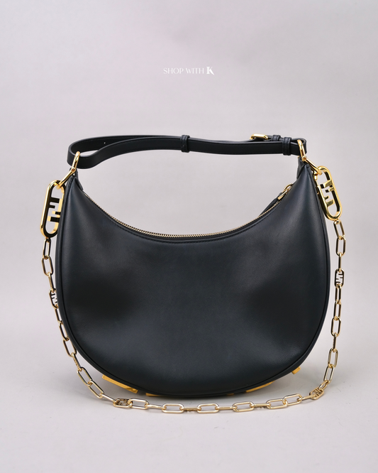 Fendi Fendigraphy Leather Black