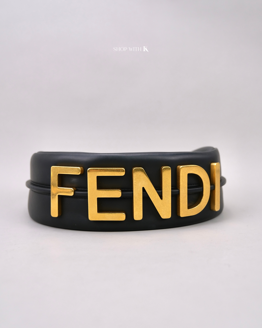 Fendi Fendigraphy Leather Black
